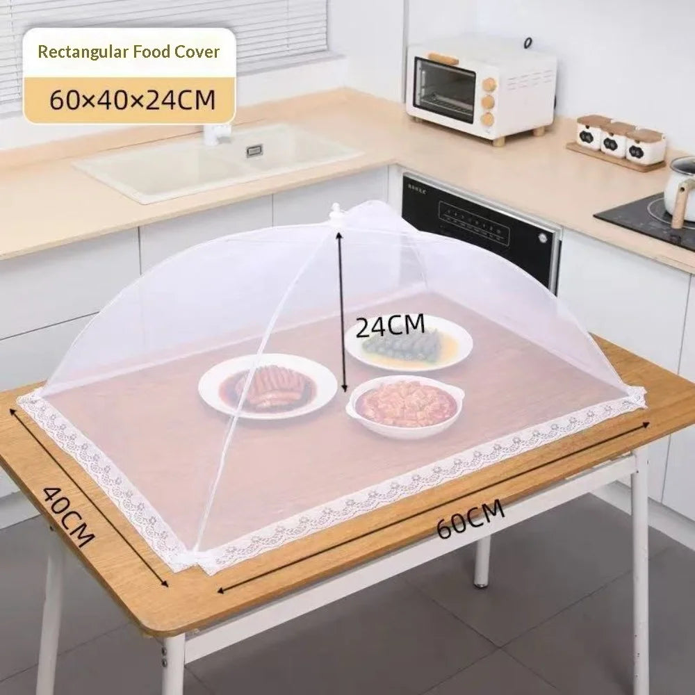 Folding Mesh Food Cover – Insect & Dust Guard, 12 & 14"