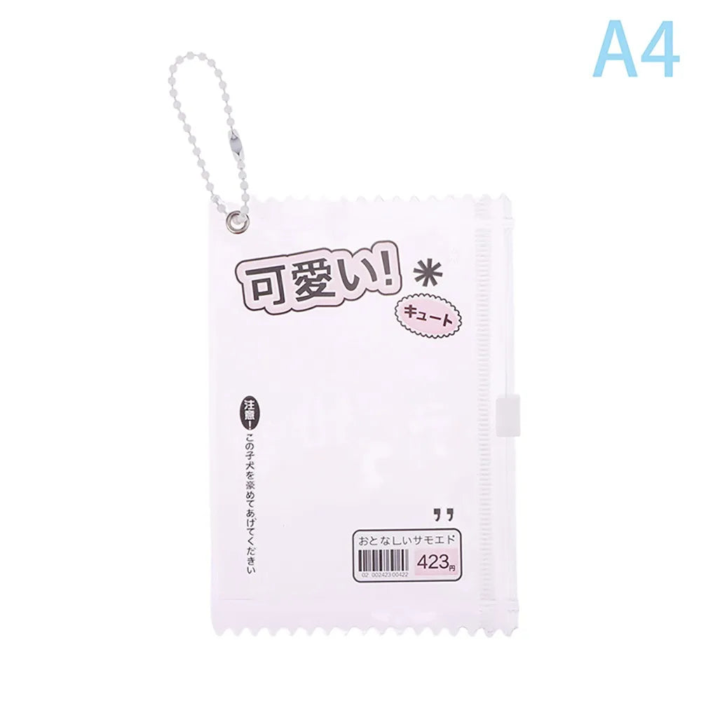 Transparent PVC Badge Card Sleeve Candy Bag Holder – 3 Inch
