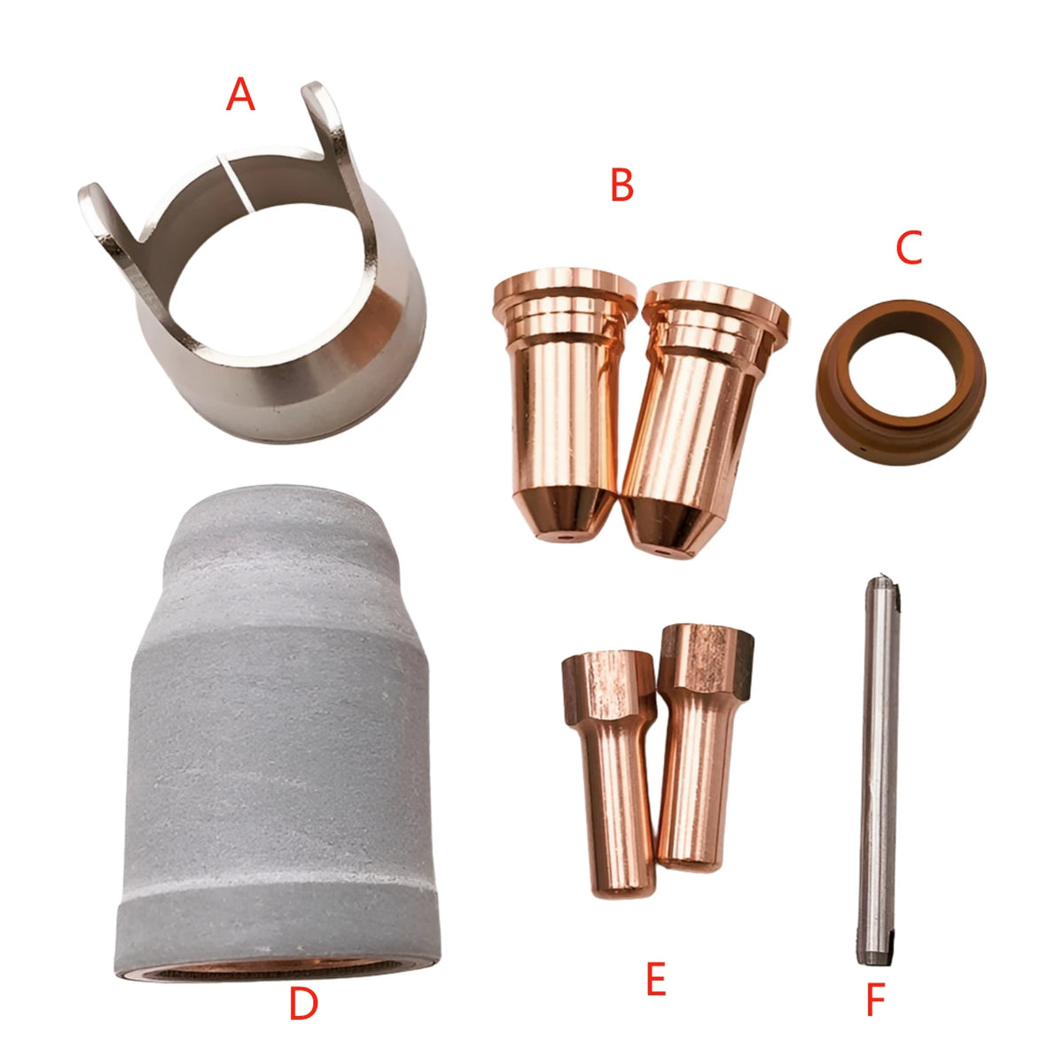 PT100 PTM-100 Plasma Torch Consumables – Nozzle, Electrode, Shield