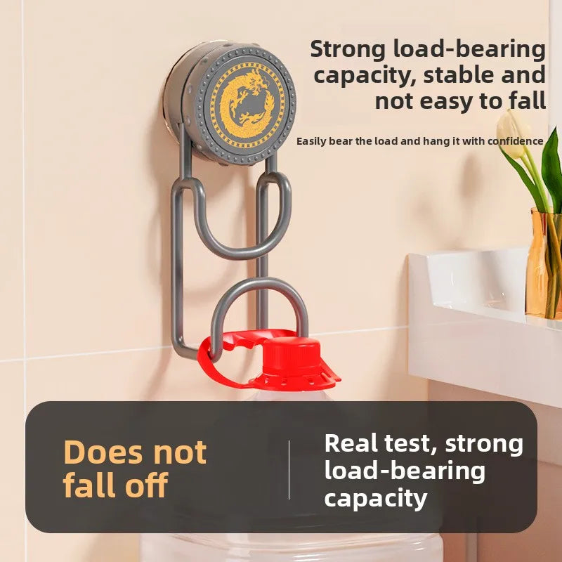 Suction Cup Wall Storage Rack – No-Drill Bathroom Shelf