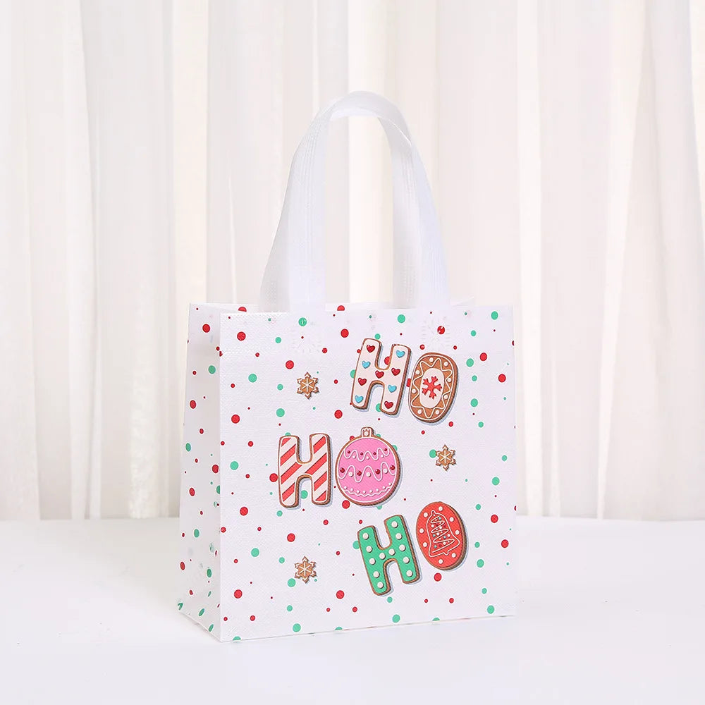 Large Christmas Non-Woven Gift Bag with Handles 20x20x9cm