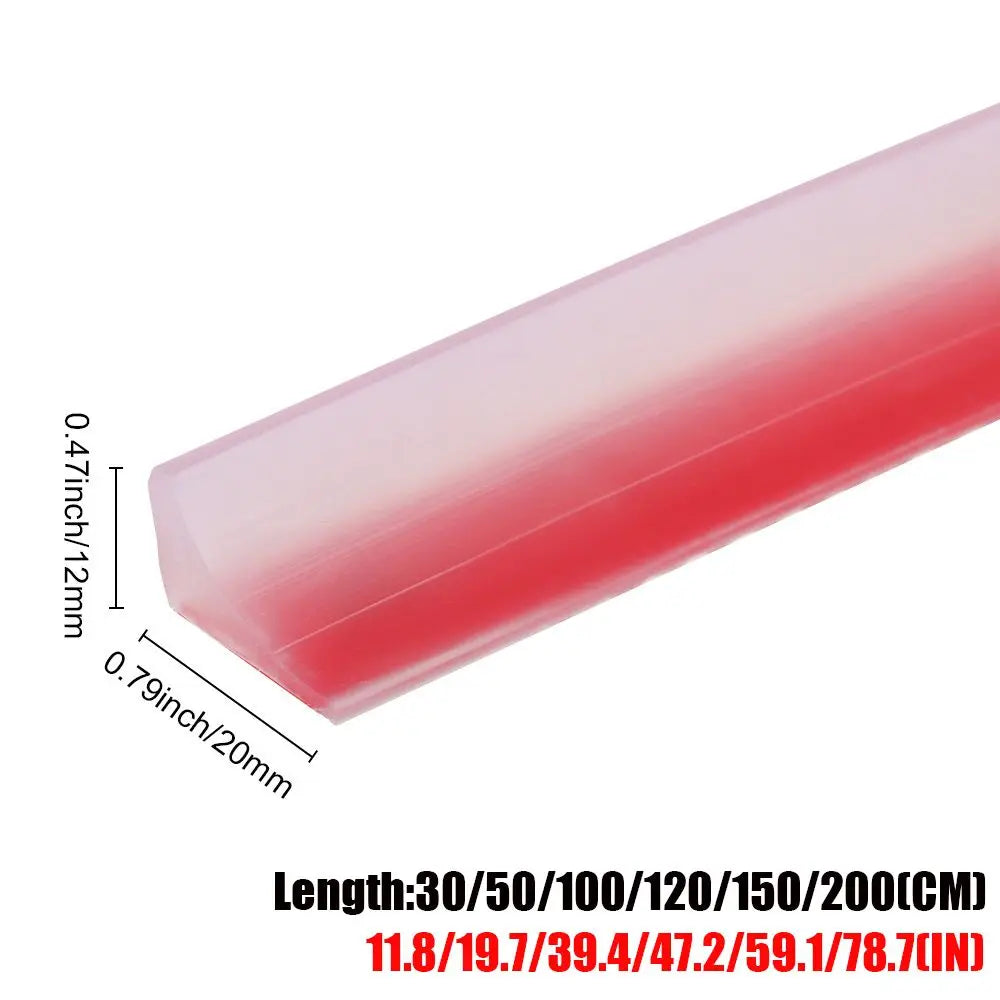 Bendable Silicone Shower Dam Water Stopper Self-Adhesive Strip