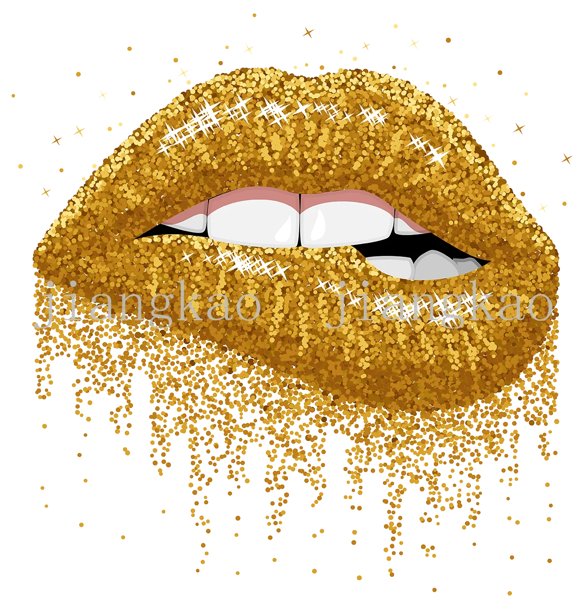 Watercolor Lip Iron-On Patches – DIY Clothes & Bag Appliqués