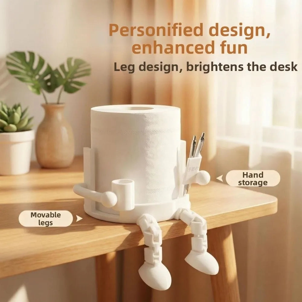 3D Printed Toilet Paper Holder – Freestanding Tabletop Stand