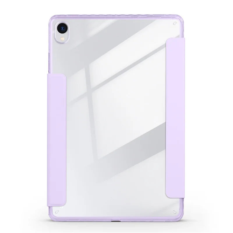 Samsung Galaxy Tab S11 11" Smart Fold PU Leather Acrylic Case