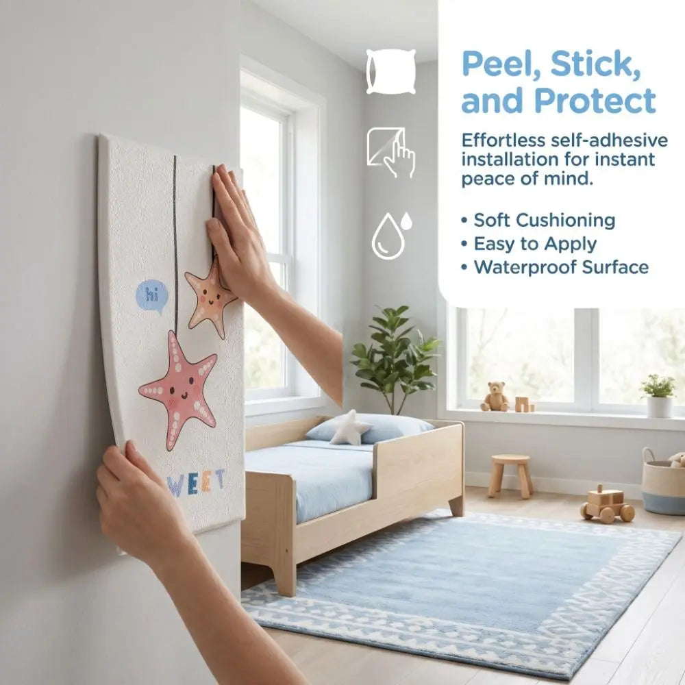 XPE Foam Cartoon Wall Protector Self-Adhesive Bumper Pad