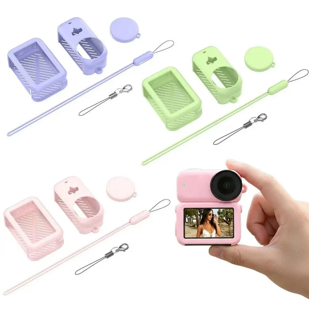 3-Piece Silicone Case & Lens Cap Set for DJI Osmo Nano