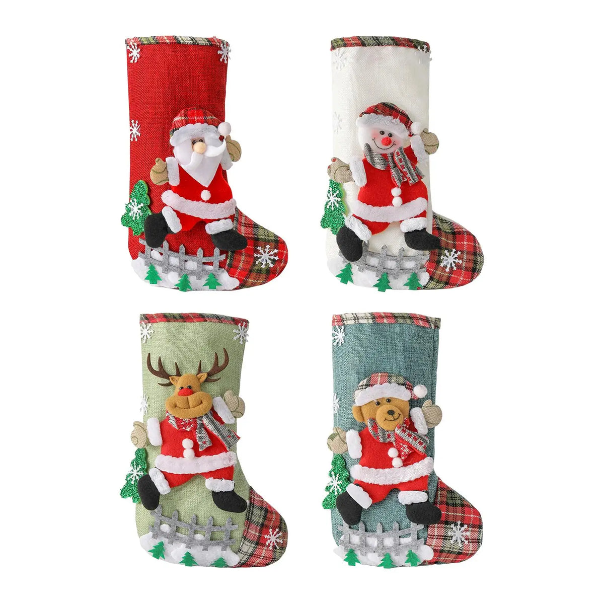 Personalized Christmas Stocking Gift Bag for Kids – Holiday Décor