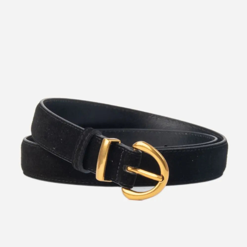 Women's Luxury Suede Leather Pin Buckle Belt | Waistband