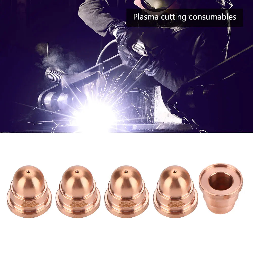 220930 Plasma Cutter Nozzles 5-Pack – MAX65 Torch Tips