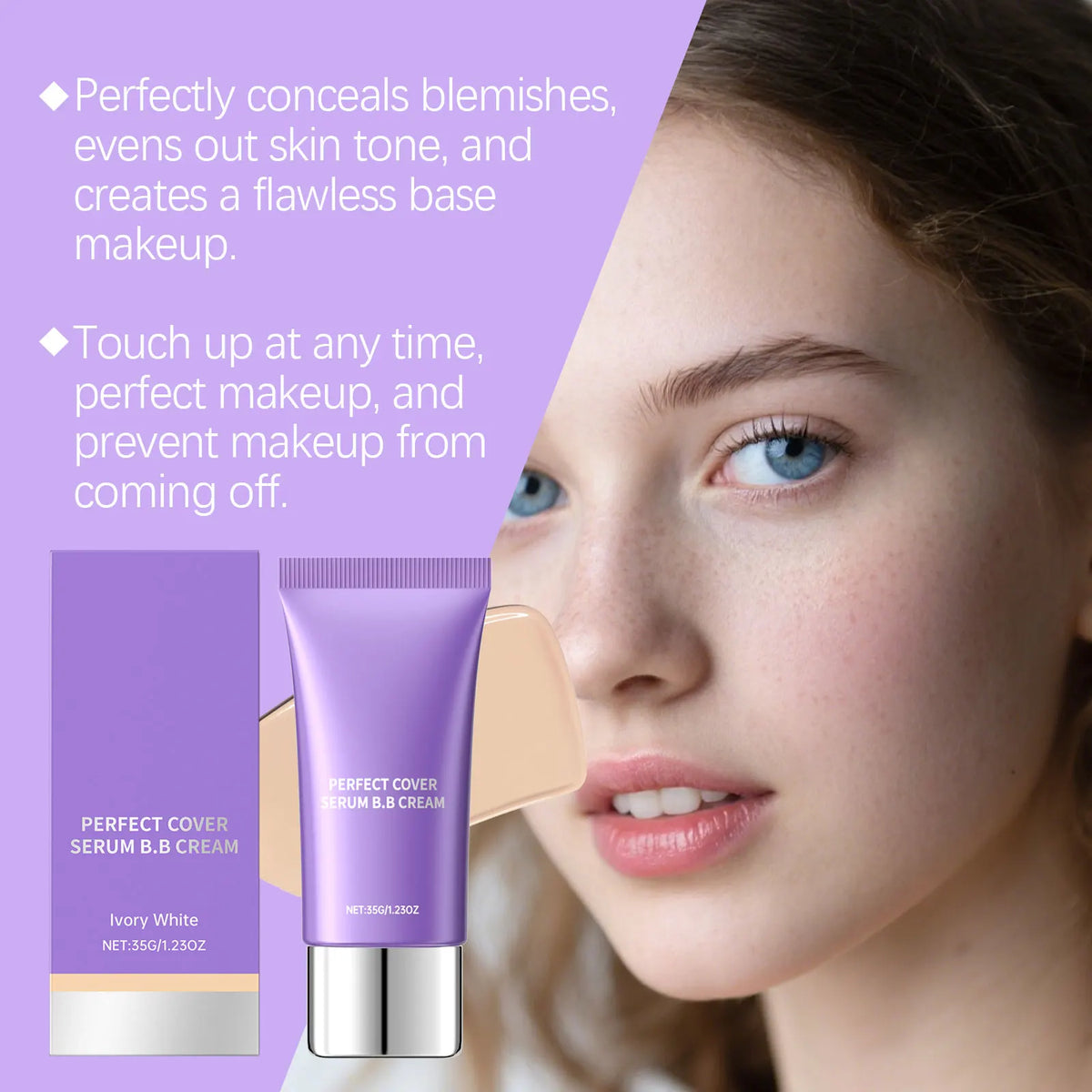 Moisturizing BB Cream Concealer | Oil Control Brightening Foundation