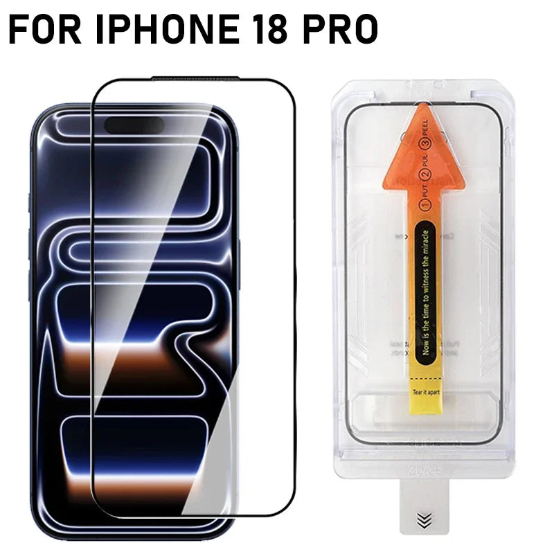 Tempered Glass Screen Protector iPhone 18 Pro Max – HD & Privacy