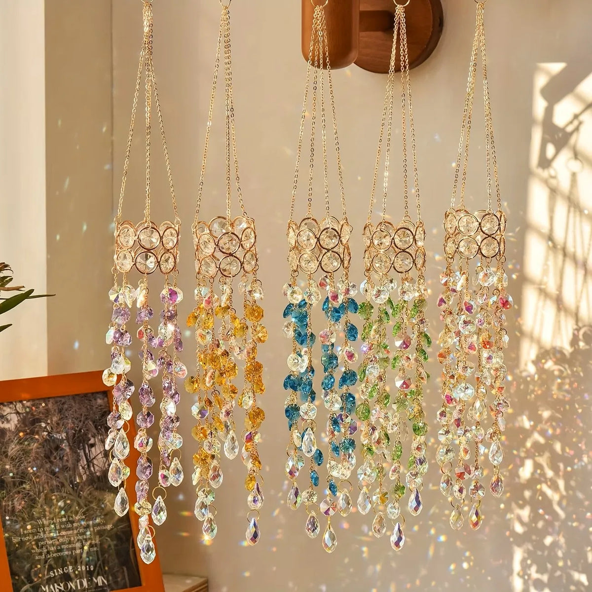 Crystal Sun Catcher Hanging Window Prism Rainbow Maker