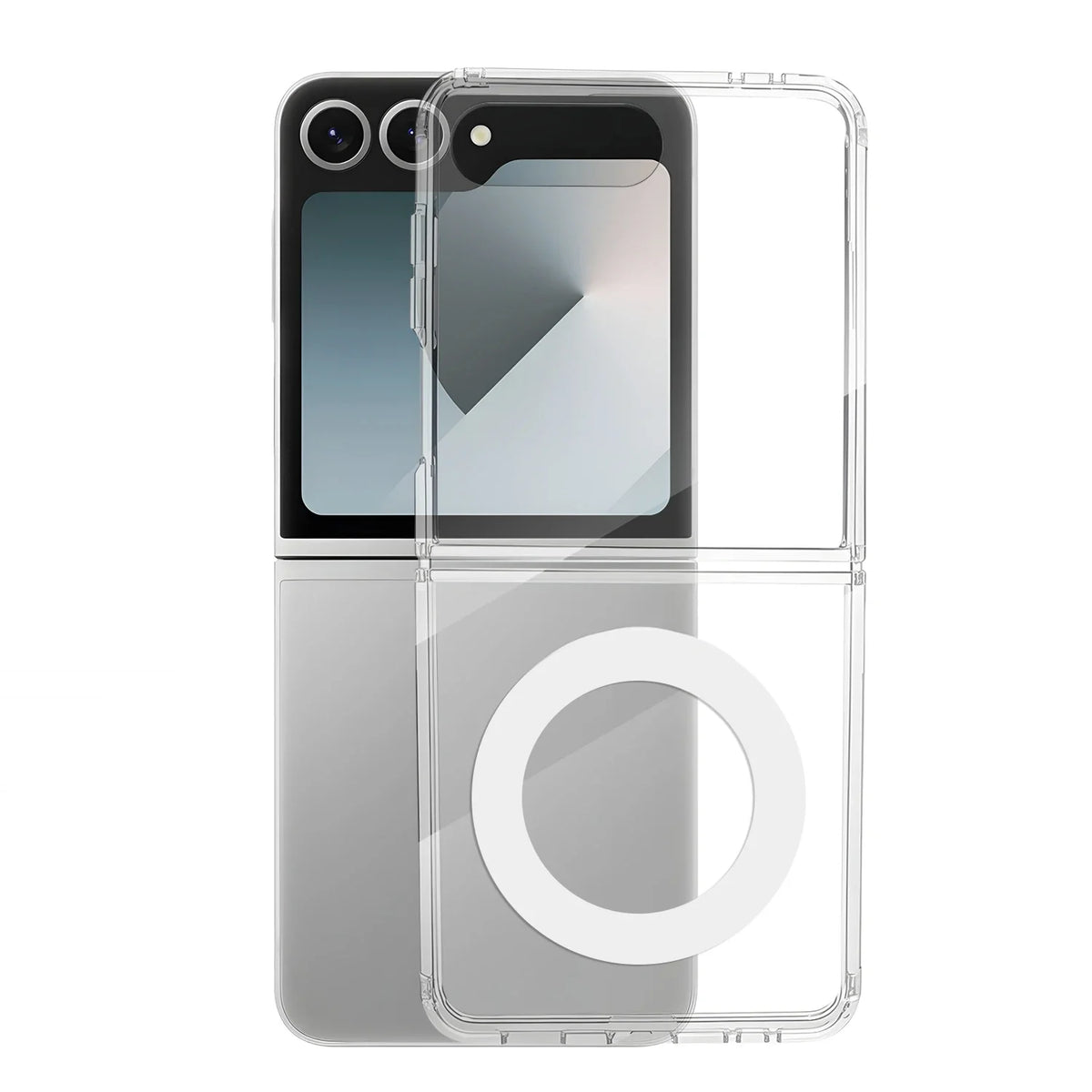 Clear Magnetic Case for Samsung Galaxy Z Flip 7 | Slim Transparent