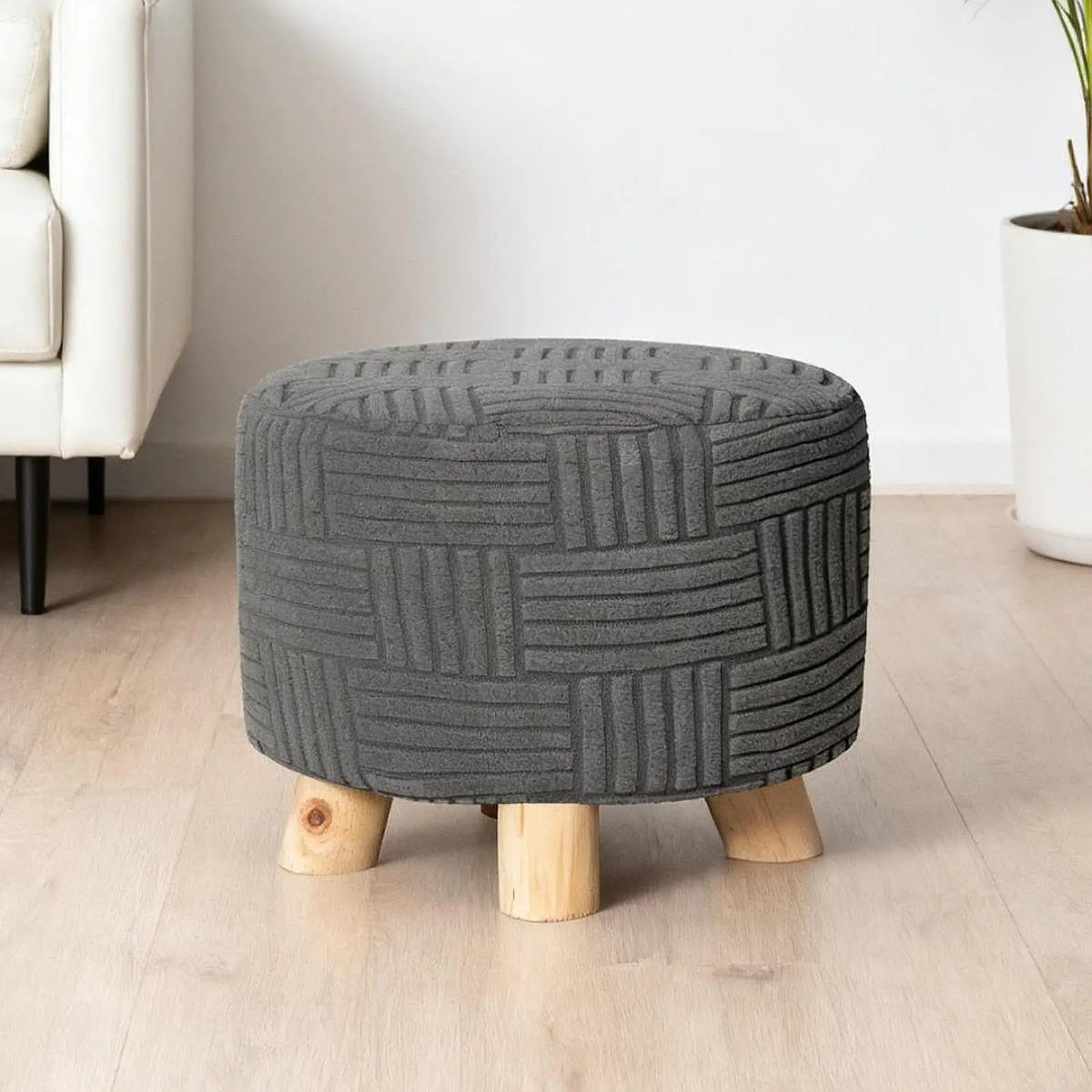 Stretch Ottoman Slipcover | Polyester Spandex Stool Cover