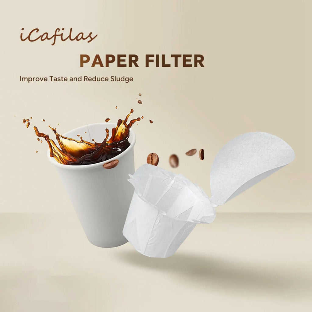 Reusable Coffee Filter Liners for Capsule Machines – 50 Pack