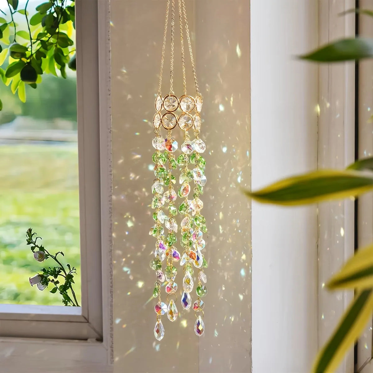 Crystal Sun Catcher Hanging Window Prism Rainbow Maker