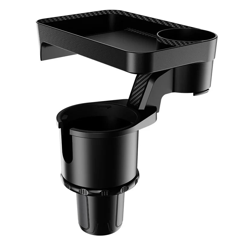 360° Rotating Car Cup Holder Extender & Dining Tray