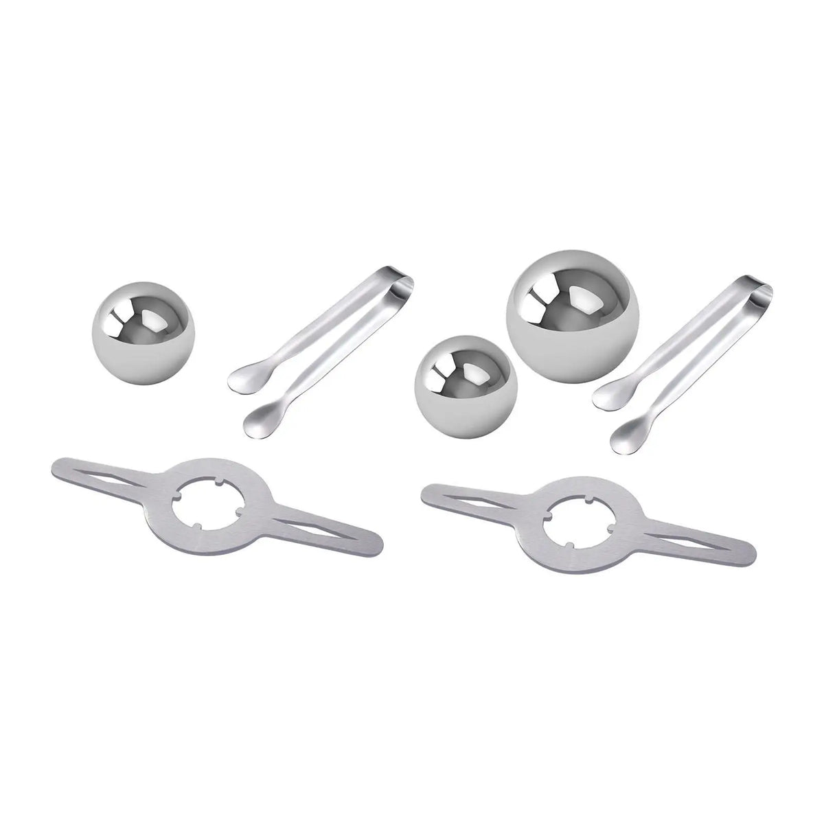 Kesoto Stainless Steel Coffee Ice Ball Stand Set with Clip