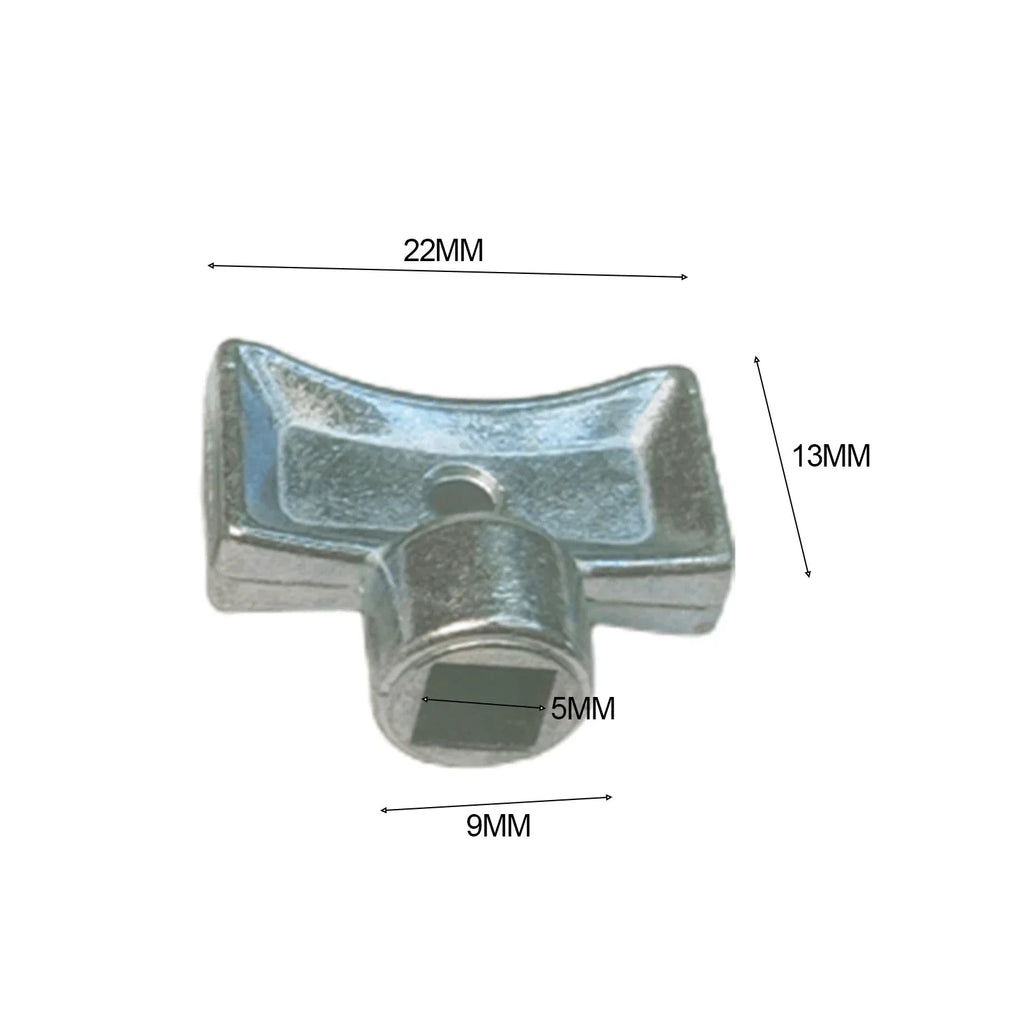 2-Pack Radiator Bleeding Key – 5mm Zinc Alloy Exhaust Valve Socket