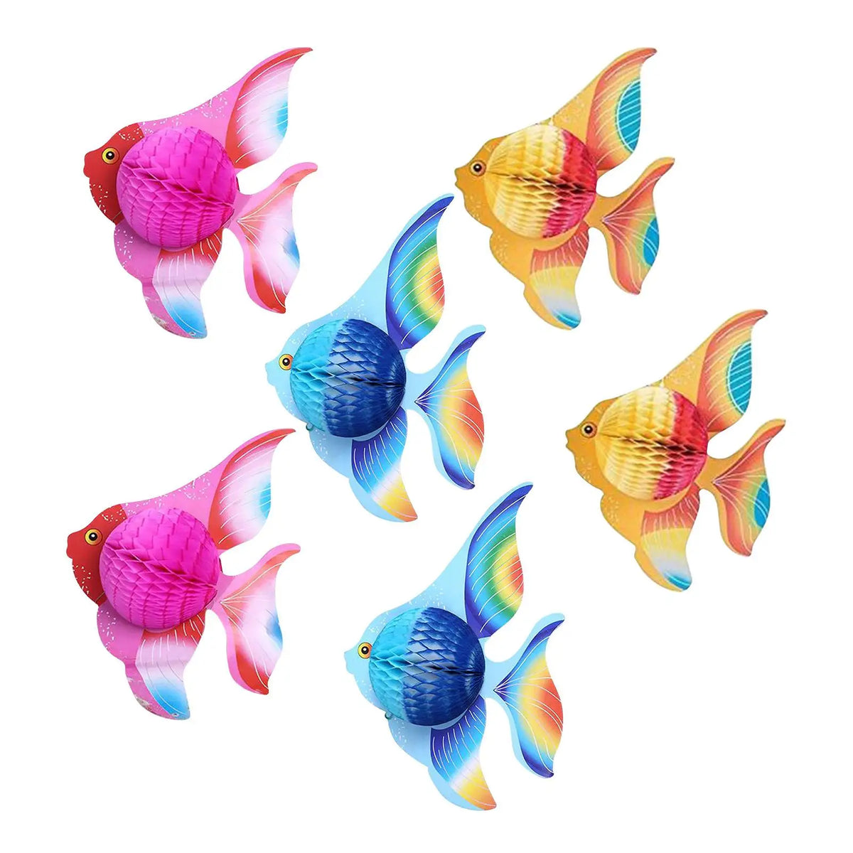 Tropical Ocean Honeycomb Party Centerpieces | Set of 6, 10 or 12