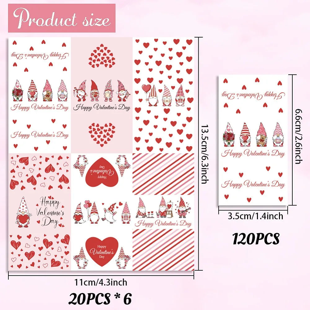 Gnome Baby Shower Candy Bar Wrapper Stickers – 20 Sheets