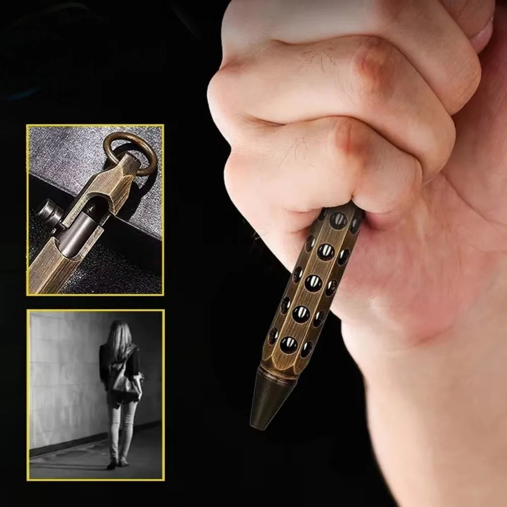 Retro Brass Bolt Action Rollerball Pen | 1.0mm Medium Point