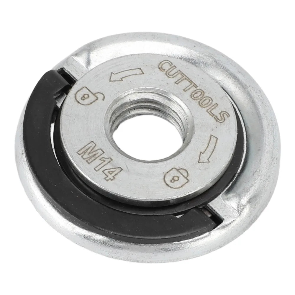 M14 Quick-Release Self-Locking Angle Grinder Flange Nuts 2-Pack