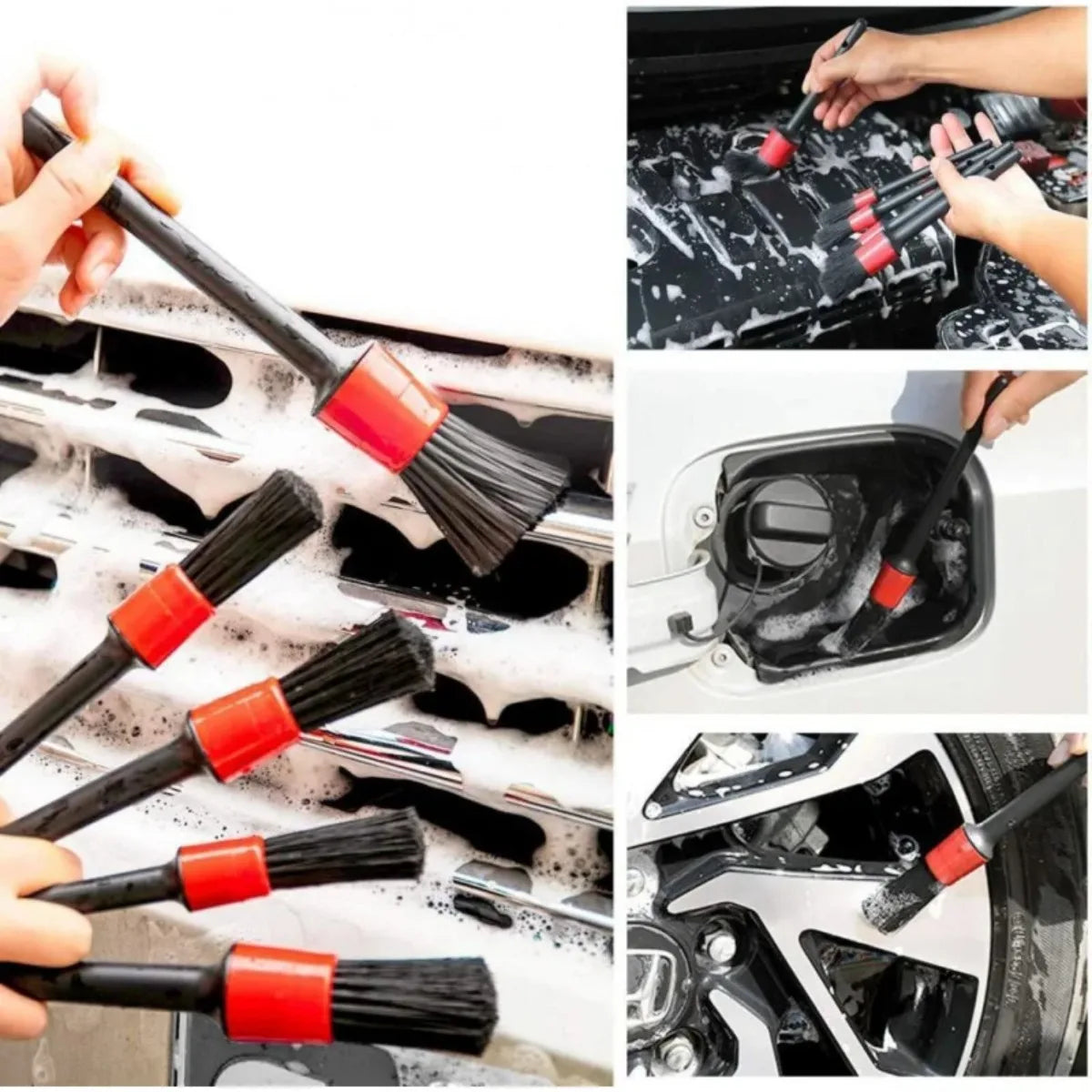 14-Piece Car Cleaning Brush Set – Vent & Gap Detail Brushes