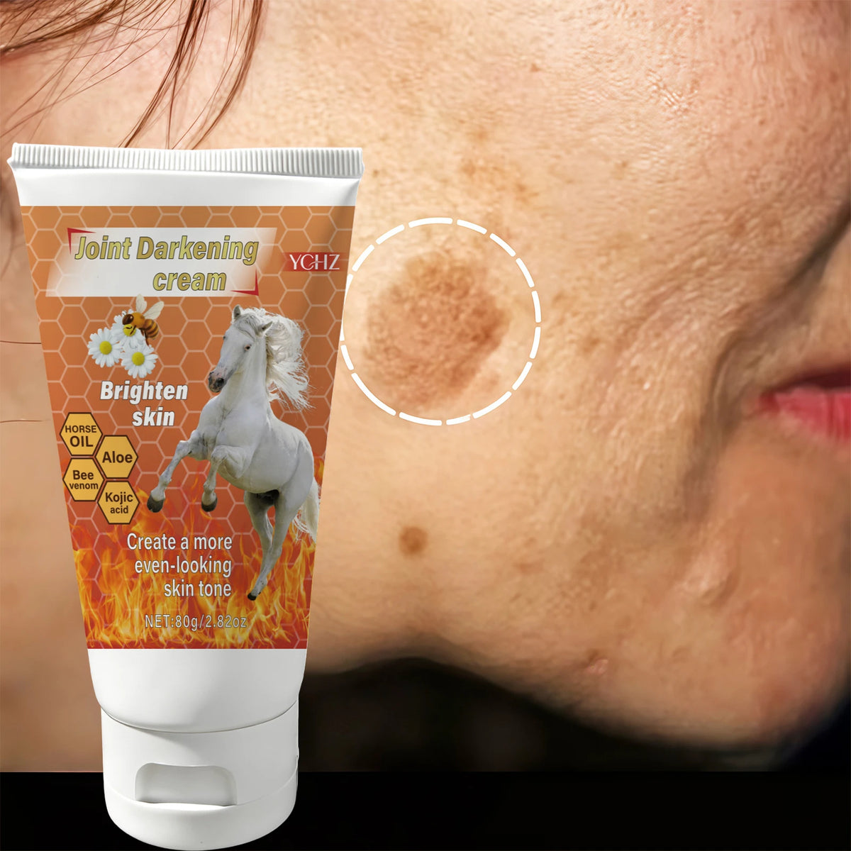 Bee Venom Brightening Cream – Vitamin E, Collagen & Hyaluronic Acid