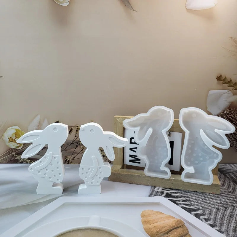 Easter Bunny Silicone Mould – Candle, Gypsum & Resin DIY