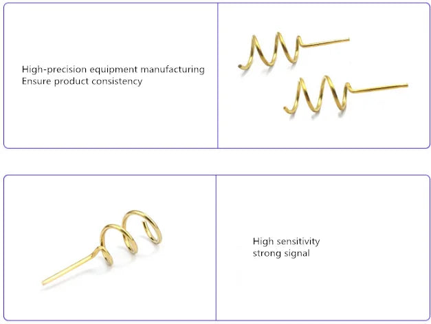 2.4G Copper Spring Helix PCB Antenna 2400-2500MHz 4dBi Omni