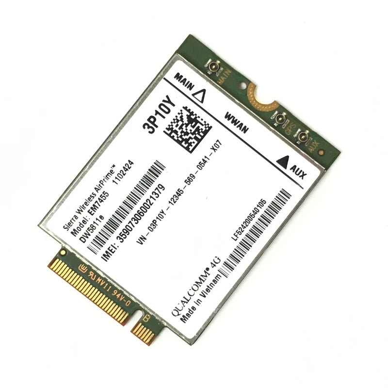Sierra Wireless EM7455 DW5811e 4G LTE CAT6 M.2 Module for Dell