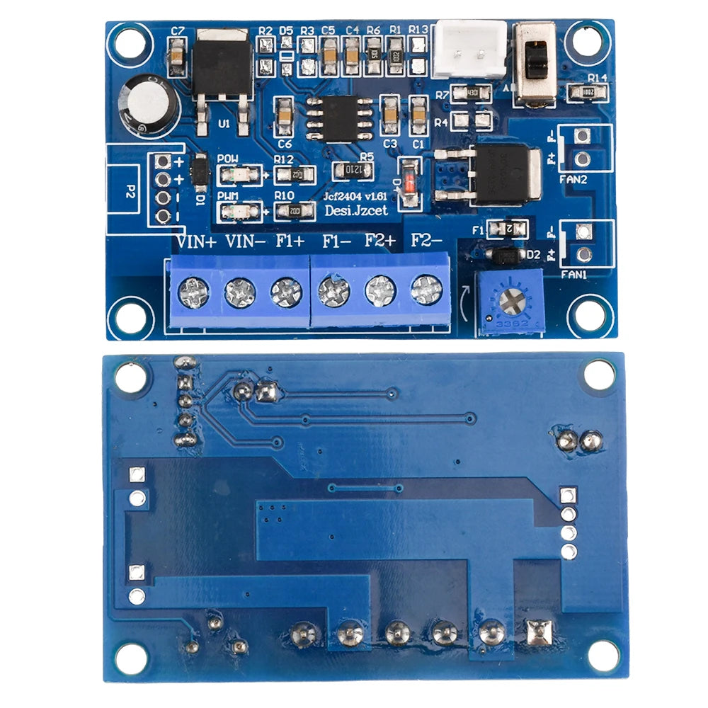 DC 12V/24V PWM Fan Temperature Control Speed Regulator Module