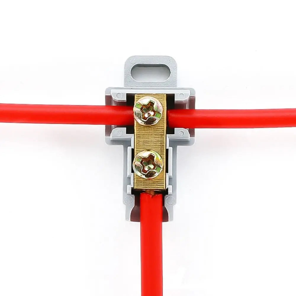 Brass Screw Terminal Block – 60A 400V Cable Wiring Connector