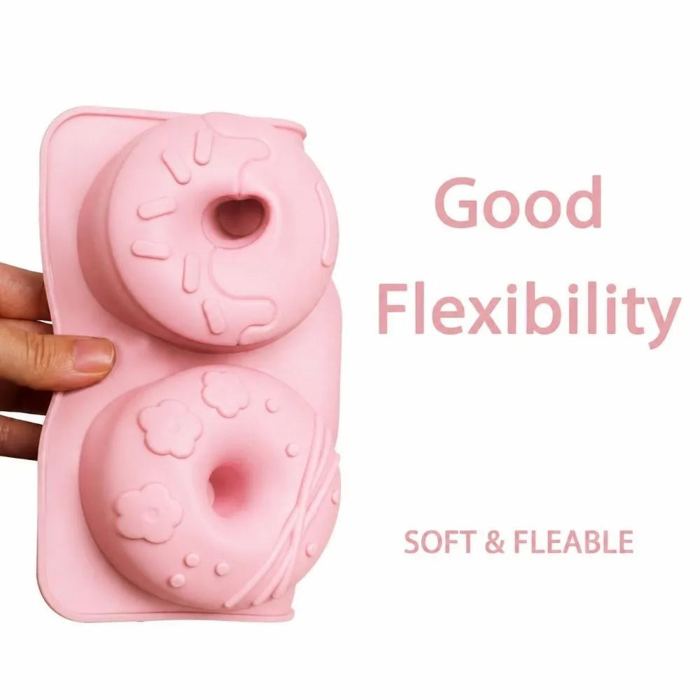 Silicone Donut Mold – 6-Cavity Non-Stick BPA-Free Baking Pan