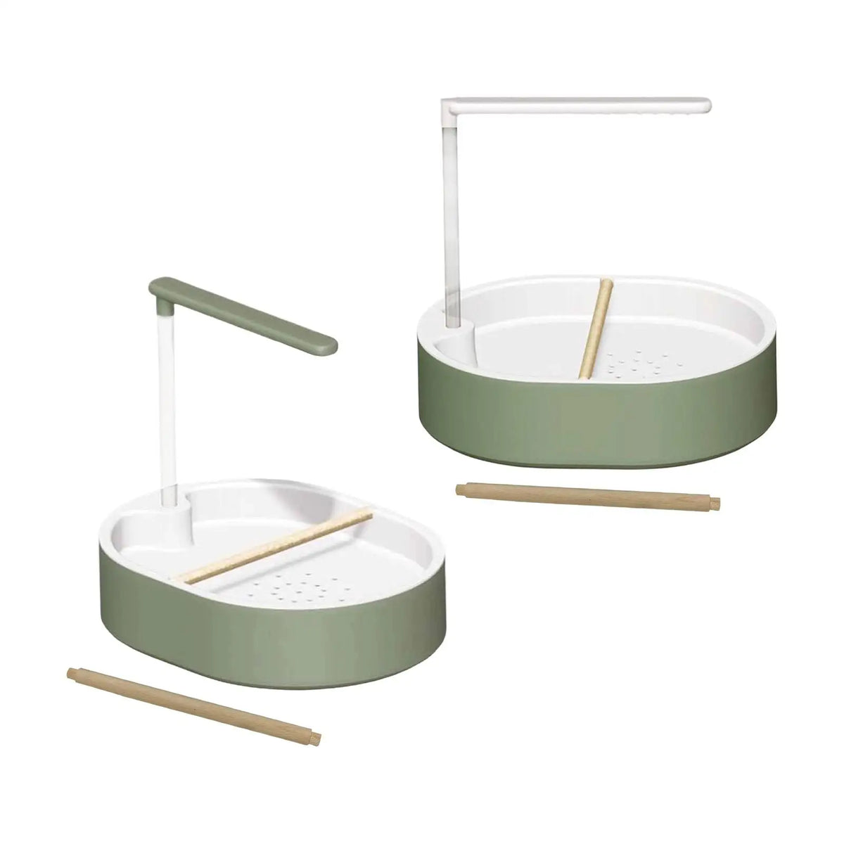 Automatic Parrot Bird Bath Shower with Wooden Perches