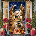 Winter Snowman Christmas Backdrop Banner 180x90cm Holiday