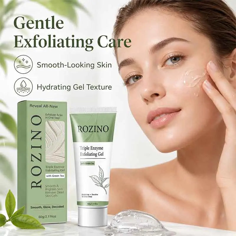 ROZINO Green Tea Triple Enzyme Exfoliating Gel 60g