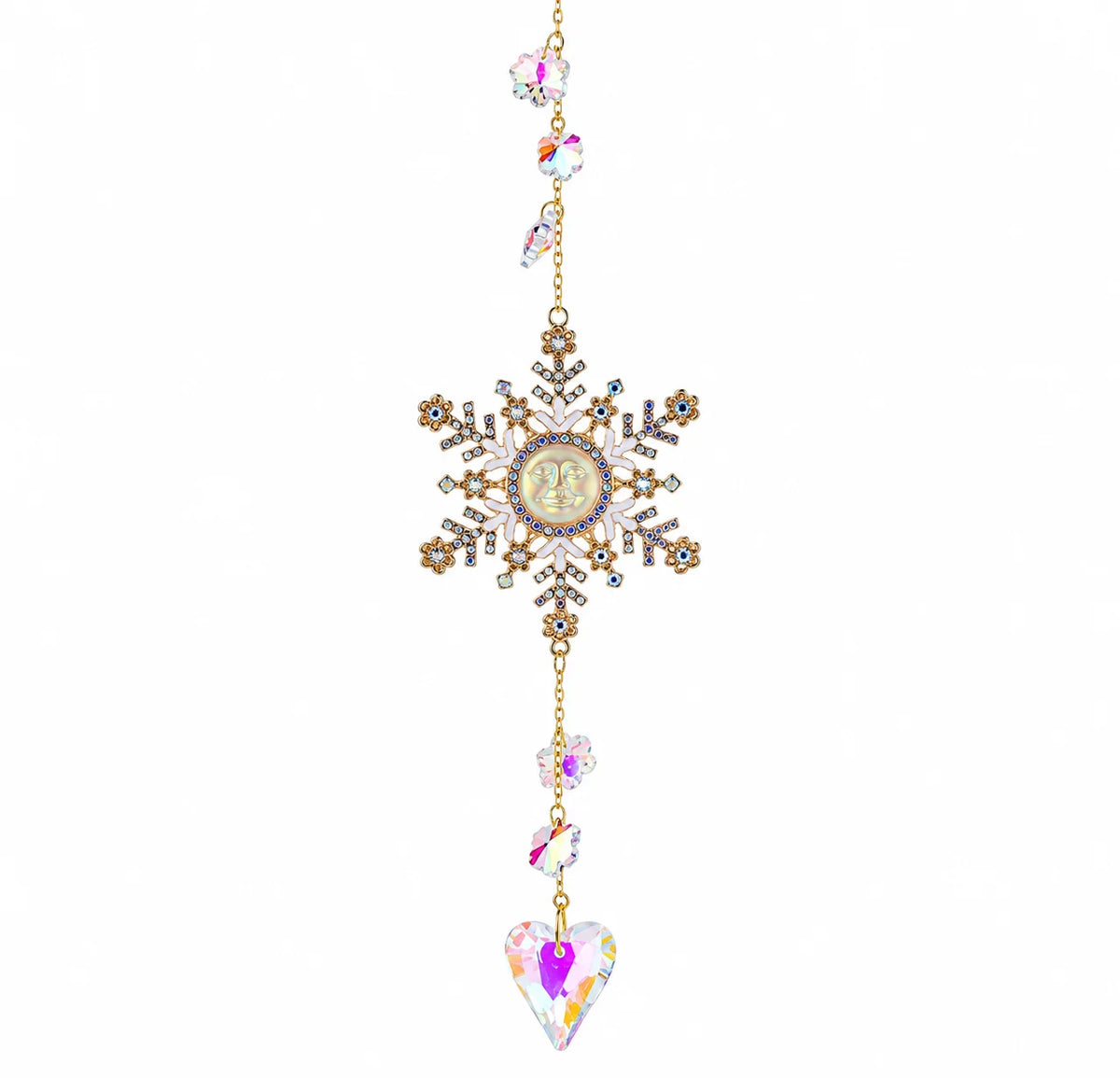 Crystal Christmas Tree Suncatcher – Rainbow Prism Ornament
