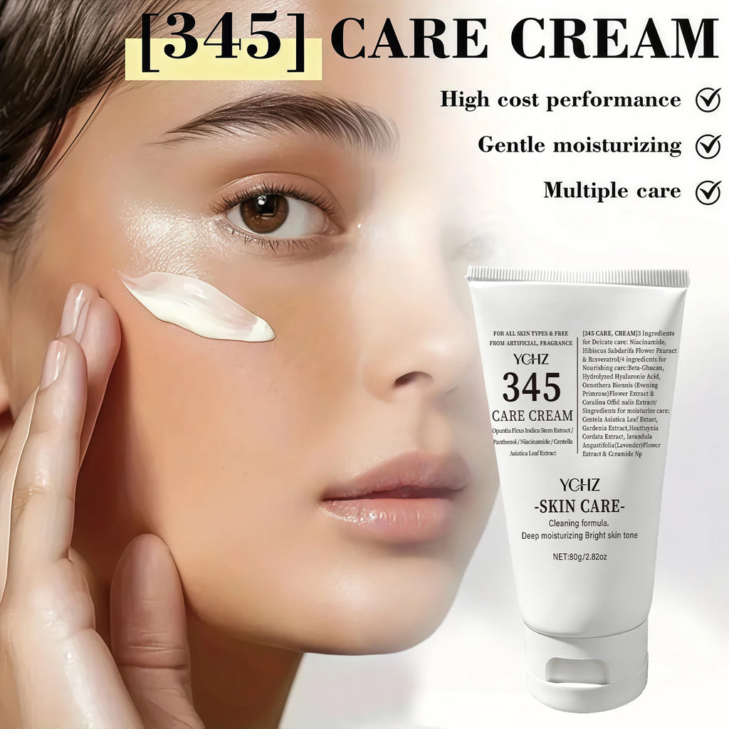 YCHZ 345 Night Face Cream – Hydrating, All Skin Types, 80g