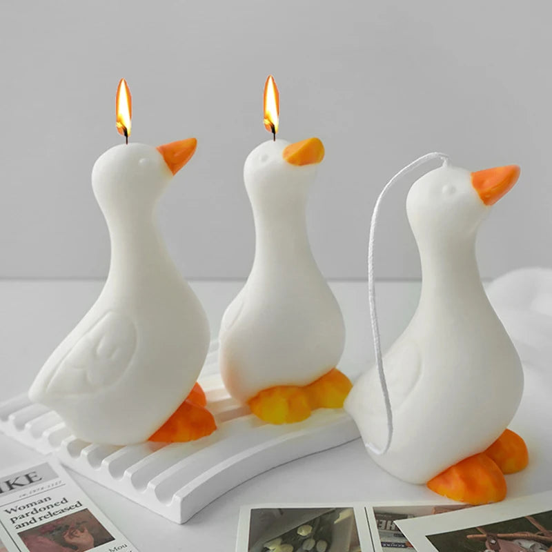 Large 3D Duck Silicone Mold – Candle, Soap & Resin Casting
