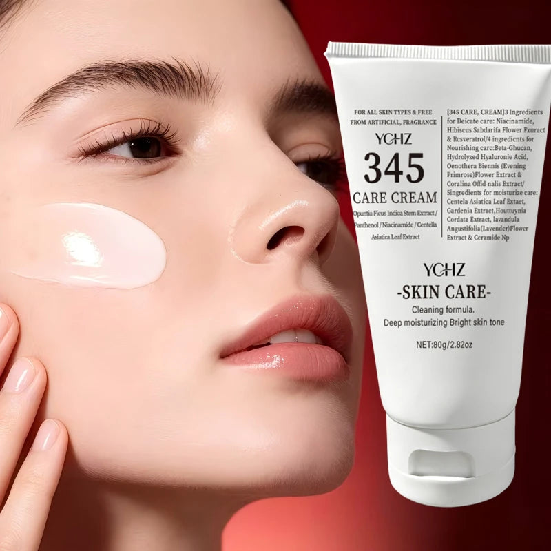 YCHZ 345 Night Face Cream – Hydrating, All Skin Types, 80g