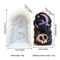 Halloween Skull Crow Moon Silicone Mold – Candle Soap DIY