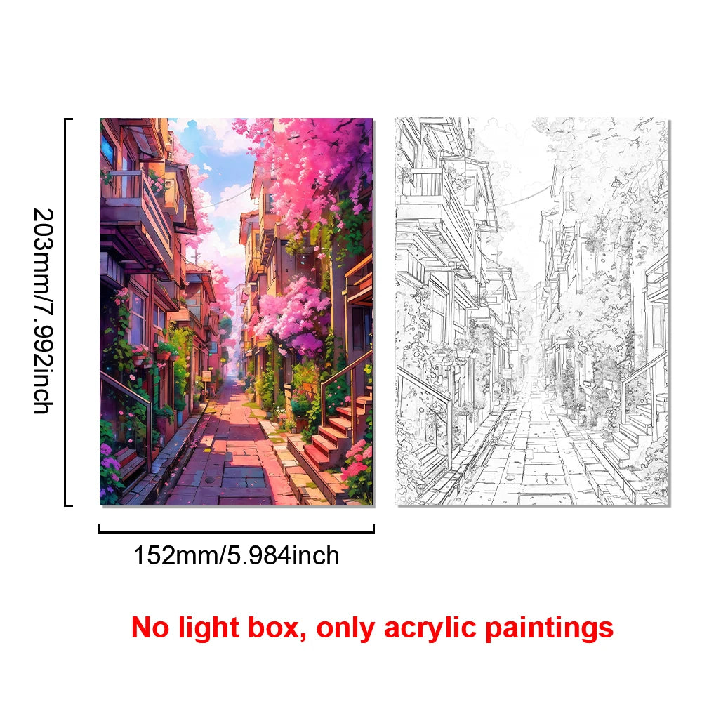Tokyo Japan LED Light Painting – 2-in-1 Wall & Desk Lamp