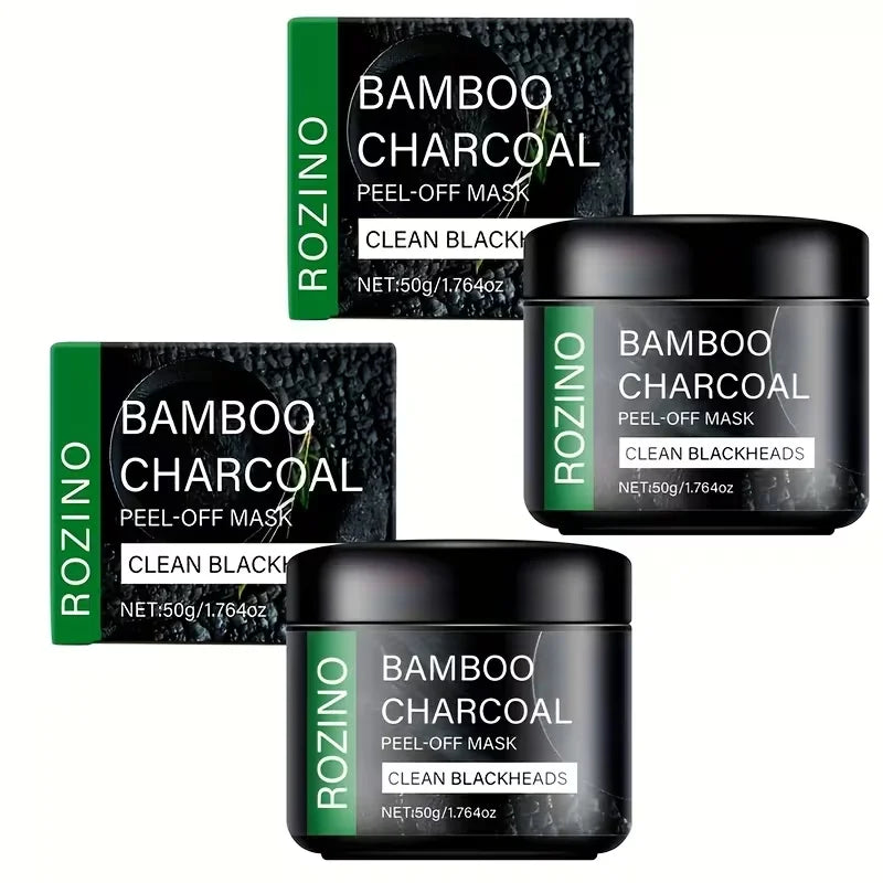 ROZINO Bamboo Charcoal Peel-Off Facial Mask 50g