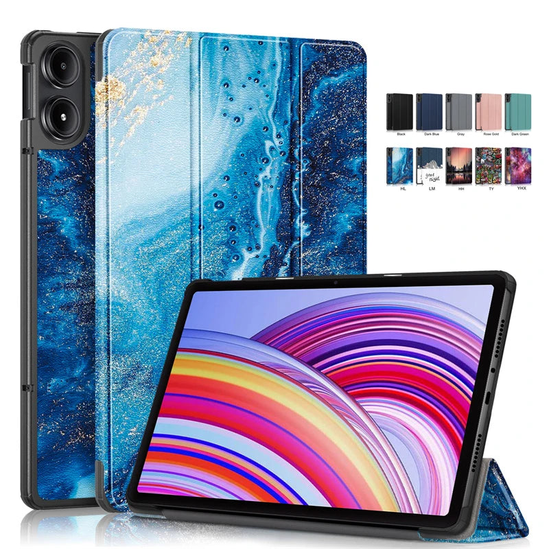 Redmi Pad Pro 12.1 PU Leather Folio Case | Poco Pad Cover