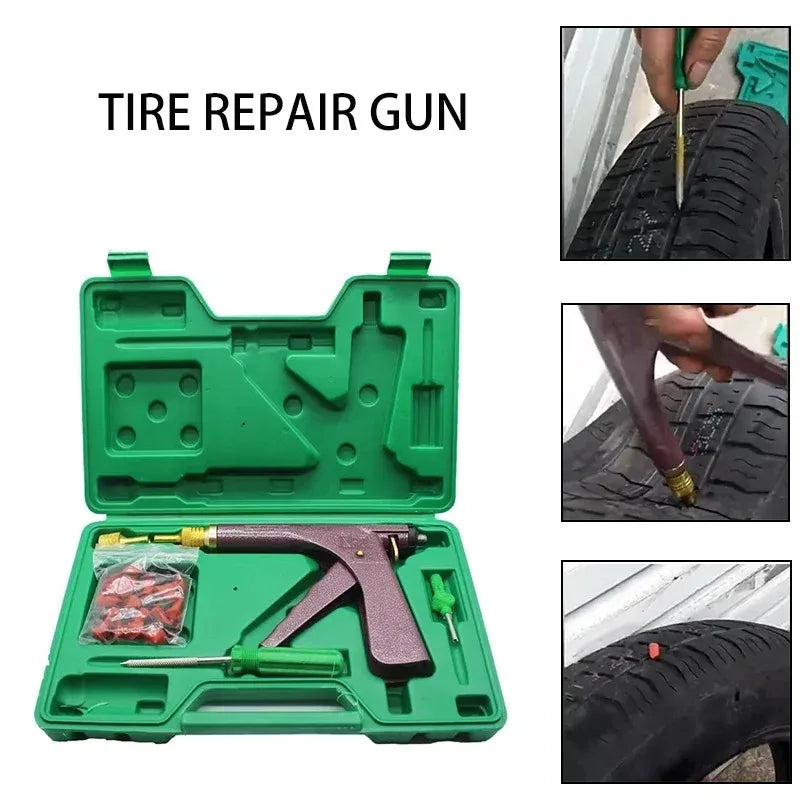 Motorcycle Vacuum Tire Repair Kit – Mushroom Gun Set