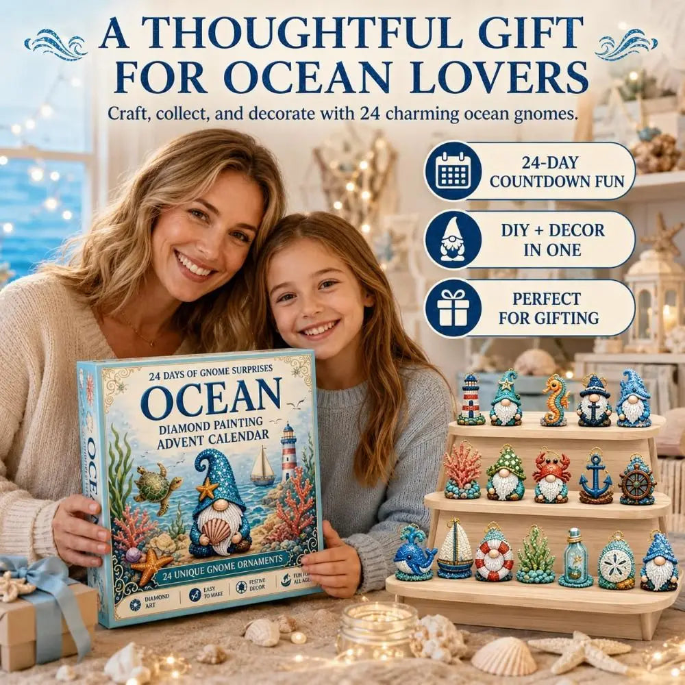 24-Day Christmas Gnome Advent Calendar – Diamond Art Craft
