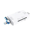6-in-1 Type-C USB Card Reader – SD, TF, OTG Hub Adapter